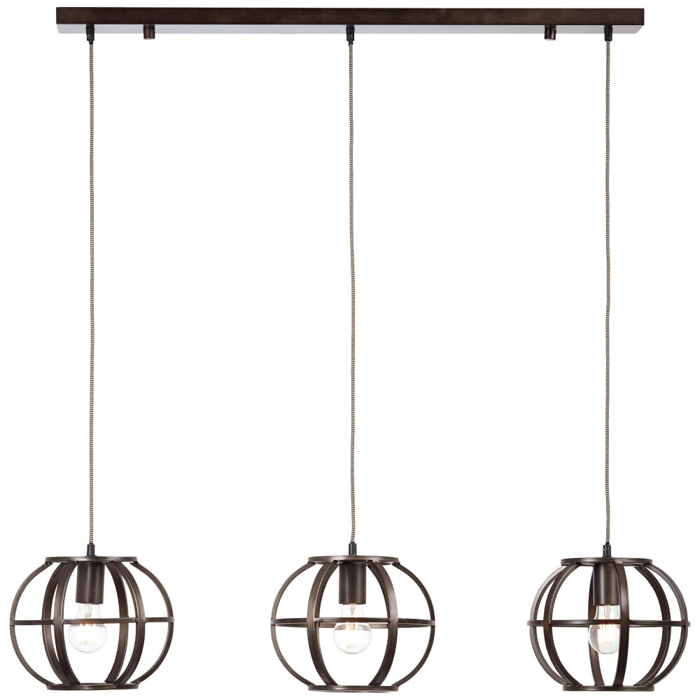 Suspension Brilliant Basia Bronze, 3 lumières main product photo