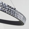 Suspension Melosa LED Noir, 1 lumière