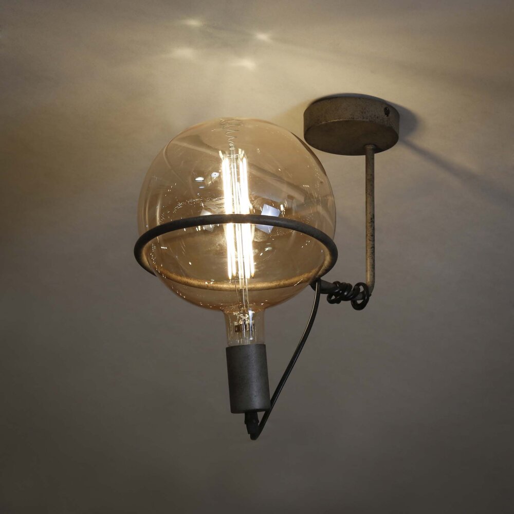 Plafonnier Ostuni Argenté, 1 lumière main product photo