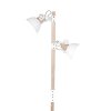 Lampadaire Steinhauer Gearwood Bois foncé, Blanc, 1 lumière