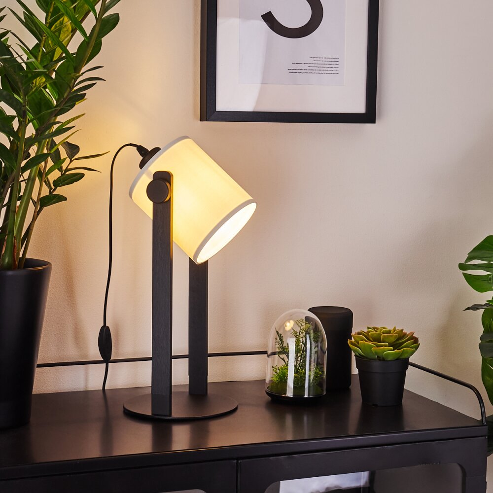 Lampe de table Gibralter Noir, 1 lumière main product photo