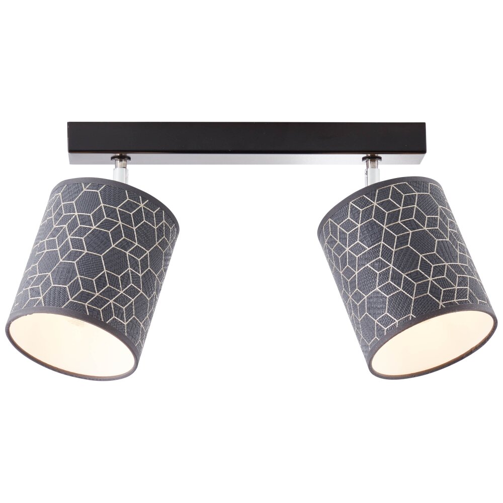 Spot Brilliant Galance Noir, 2 lumières main product photo