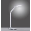 Lampe de table Paul Neuhaus Q-HANNES LED Argenté, 1 lumière, Télécommandes