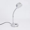 Lampe de table Pineda LED Chrome, 1 lumière