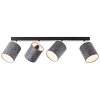 Spot Brilliant Galance Noir, 4 lumières Spot Brilliant Galance Noir, 4 lumières