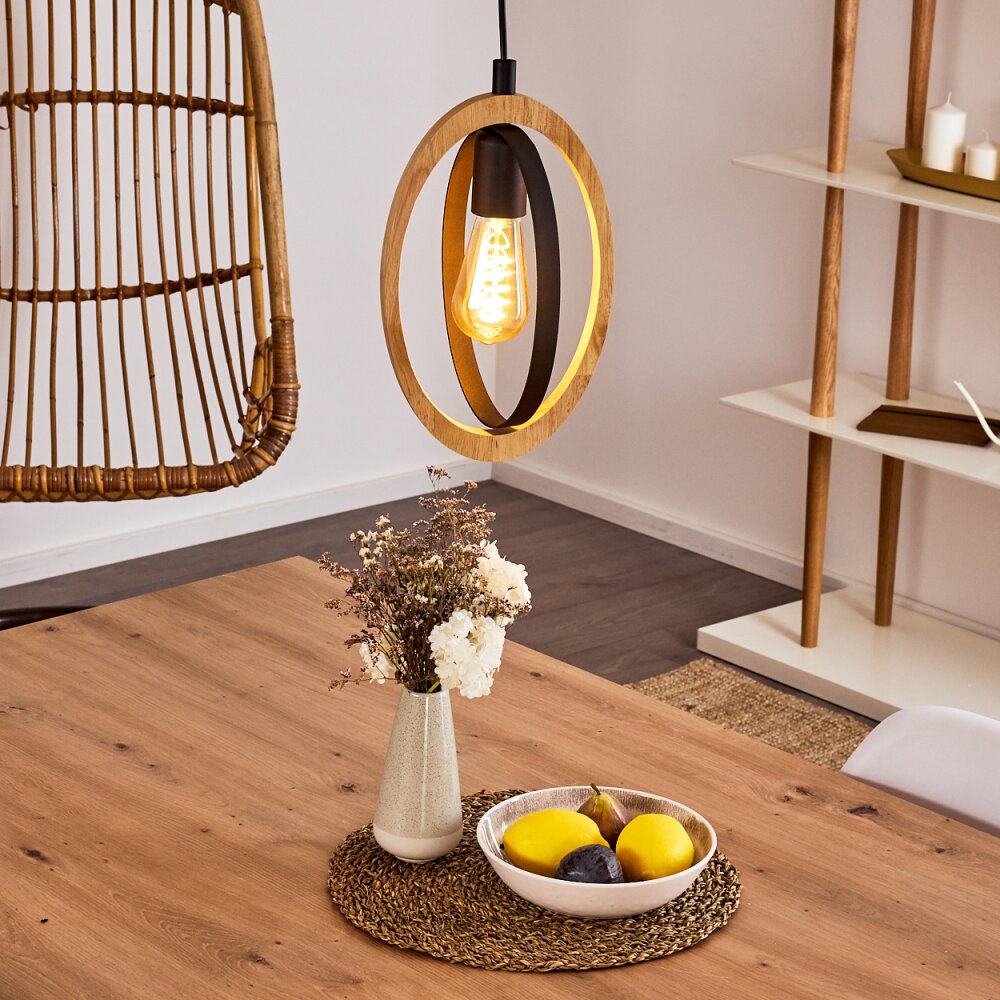 Suspension Kintore Noir, 1 lumière main product photo