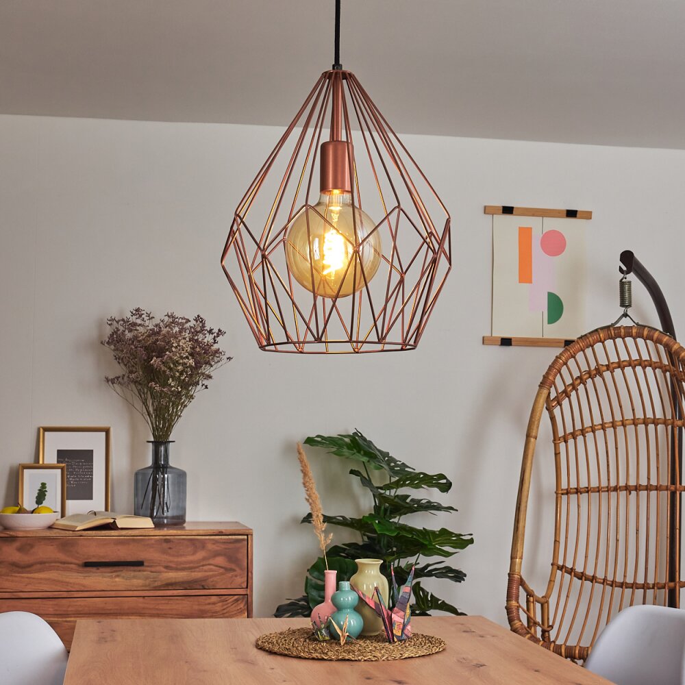 Suspension Zarembo Cuivre, 1 lumière main product photo