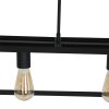 Suspension Steinhauer Buckley Noir, 5 lumières