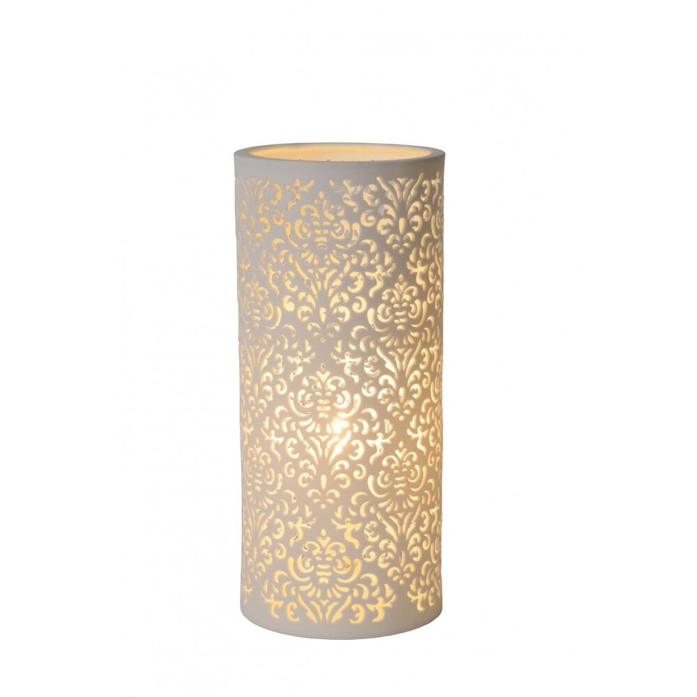 Lampe à poser Lucide KANT Blanc, 1 lumière main product photo