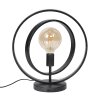 Lampe de table Mirandola Noir, 1 lumière