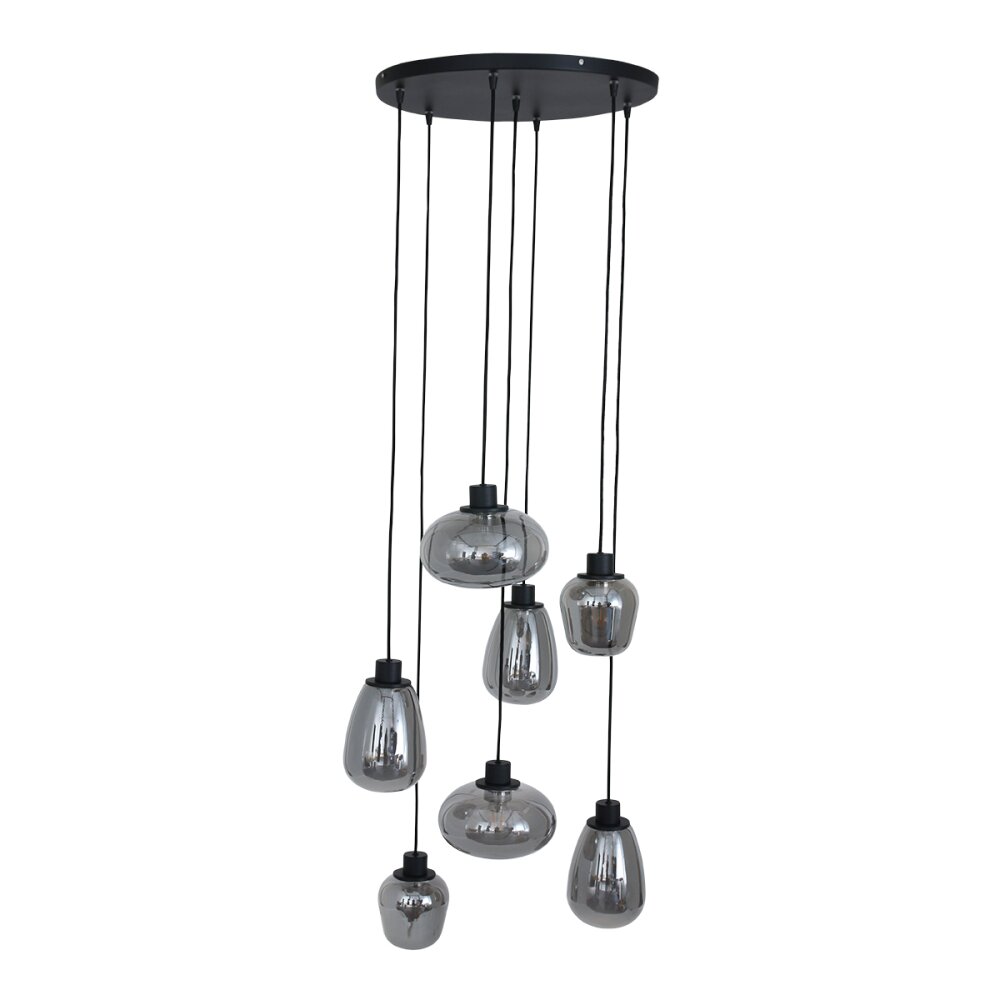 Suspension Steinhauer Reflexion Gris, Noir, 1 lumière main product photo