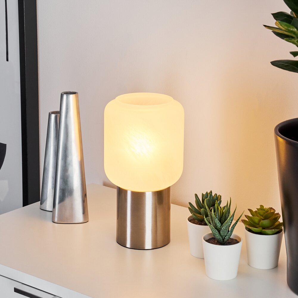 Lampe de table Keppoch Nickel mat, 1 lumière main product photo