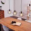 Suspension Pinguro Noir, 3 lumières