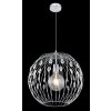 Suspension Globo HANAKO Chrome, 1 lumière