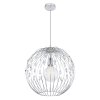 Suspension Globo HANAKO Chrome, 1 lumière