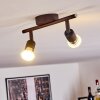 Plafonnier Planes LED Rouille, 2 lumières