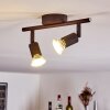 Plafonnier Planes LED Rouille, 2 lumières