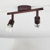 Plafonnier Planes LED Rouille, 2 lumières