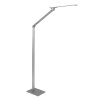 Lampadaire Steinhauer Serenade LED Acier inoxydable, Blanc, 1 lumière