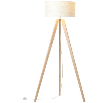 Lampadaire Brilliant Galance Blanc, 1 lumière
