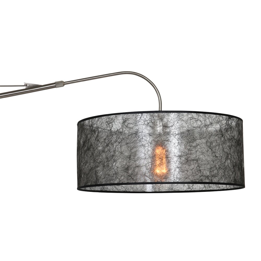 Applique murale Steinhauer Gramineus Acier inoxydable, Gris, 1 lumière main product photo