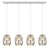 Suspension Globo NARRI Nickel mat, 4 lumières