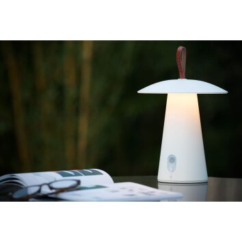 Lampe de table Lucide LA DONNA LED Blanc, 1 lumière