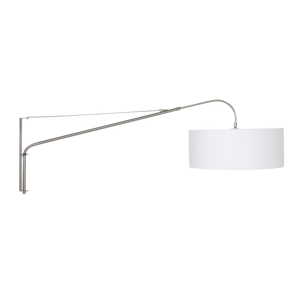 Applique murale Steinhauer Gramineus Acier inoxydable, Blanc, 1 lumière main product photo
