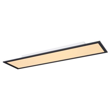 Plafonnier Globo SUZAKU LED Noir, 1 lumière