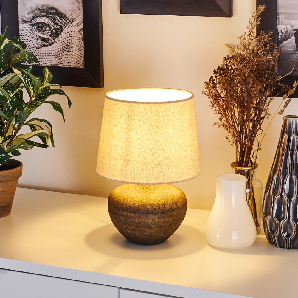 Lampe de table Exchange Brun, 1 lumière main product photo