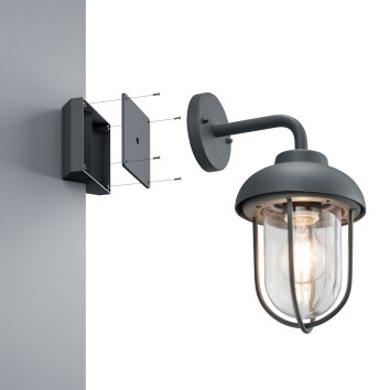 TRIO RHINE Applique extérieur avec détecteur LED 221669242