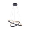 Suspension Leuchten-Direkt MUSA LED Noir, 2 lumières