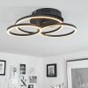 Plafonnier Malanie LED Noir, 1 lumière