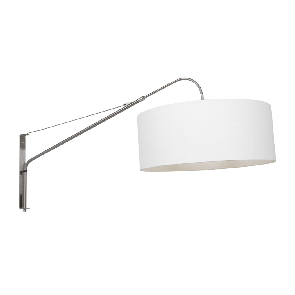 Applique murale Steinhauer Gramineus Acier inoxydable, Blanc, 1 lumière main product photo