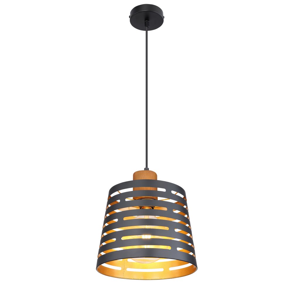 Suspension Globo ABLONA Noir, 1 lumière main product photo