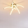 Plafonnier Wikon LED Nickel mat, 5 lumières