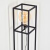 Lampadaire Flambeau Noir, 1 lumière