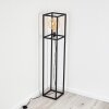 Lampadaire Flambeau Noir, 1 lumière