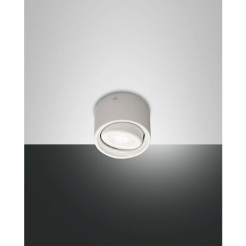 Plafonnier Fabas Luce Anzio LED Blanc, 1 lumière