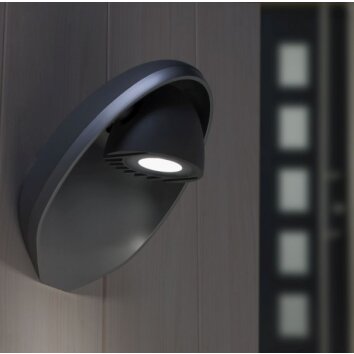 Applique extérieure LUTEC EGGO LED Anthracite, 3 lumières