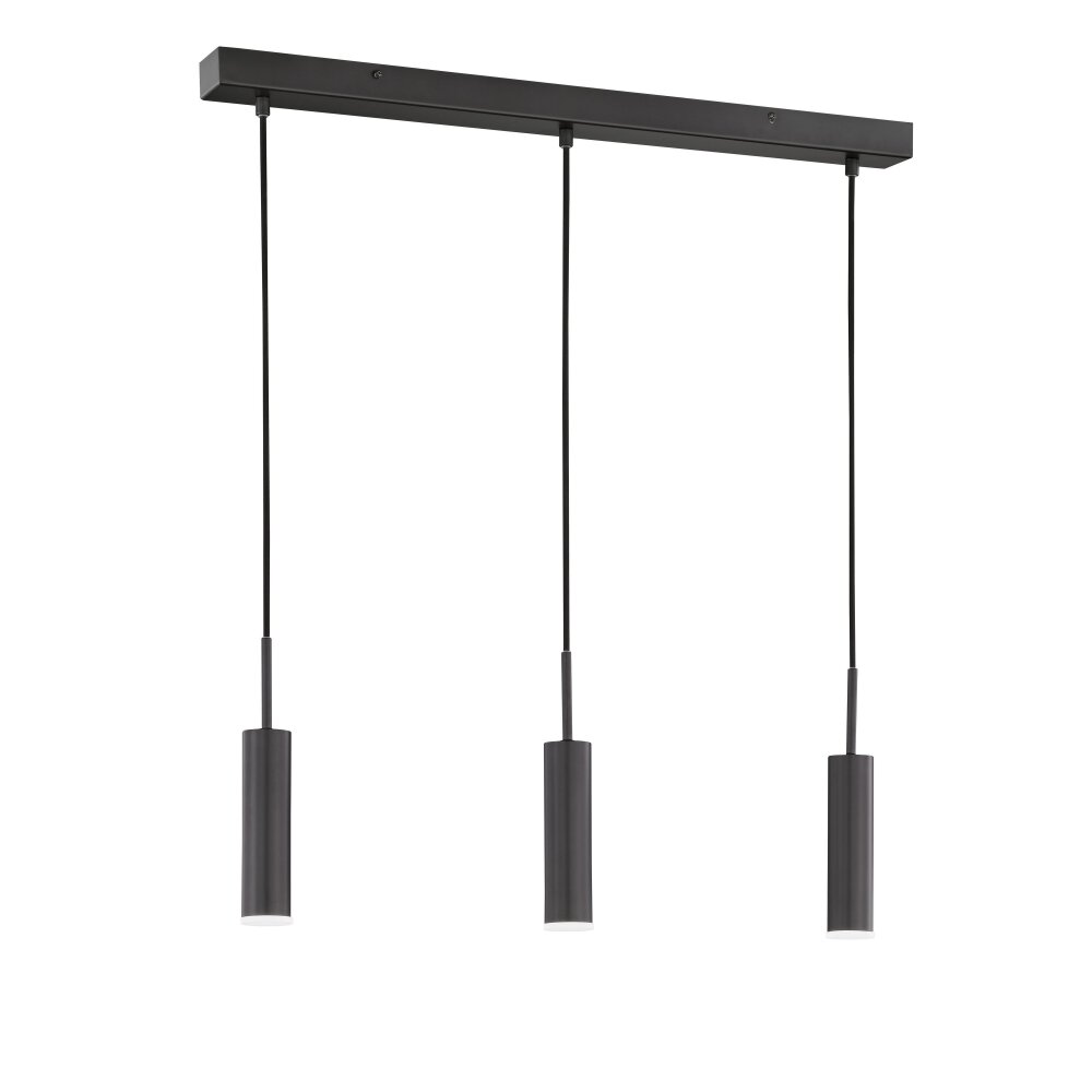 Suspension SCHÖNER WOHNEN-Kollektion STINA LED Noir, 3 lumières main product photo
