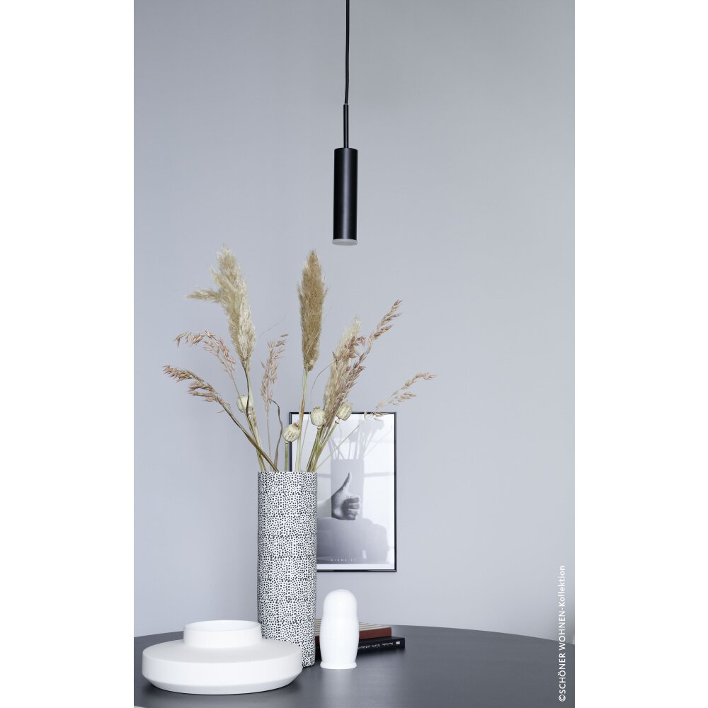 Suspension SCHÖNER WOHNEN-Kollektion STINA LED Noir, 1 lumière main product photo