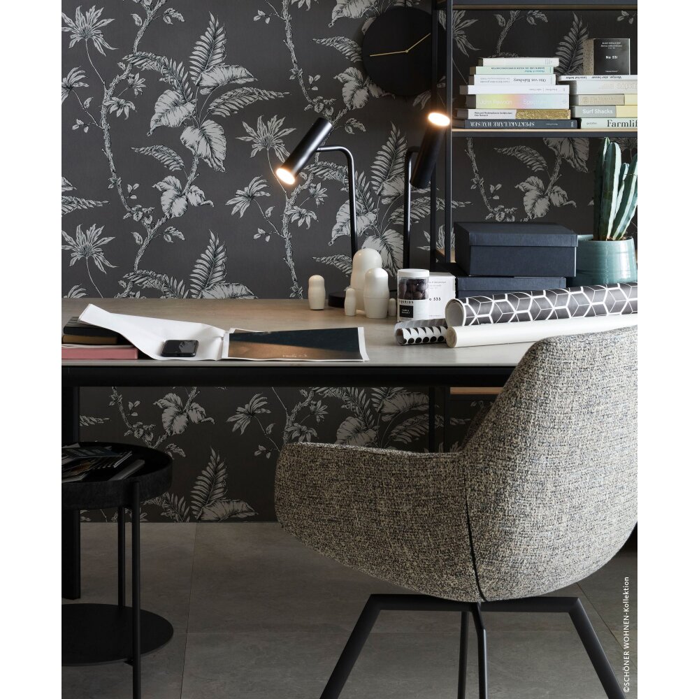 Lampe de table SCHÖNER WOHNEN-Kollektion STINA LED Noir, 1 lumière main product photo
