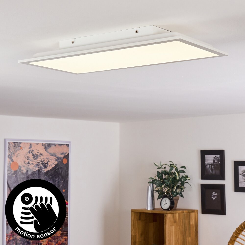 Plafonnier Sordos LED Blanc, 1 lumière, Détecteur de mouvement main product photo