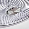 Ventilateur de plafond Nagoya LED Blanc, 1 lumière, Télécommandes