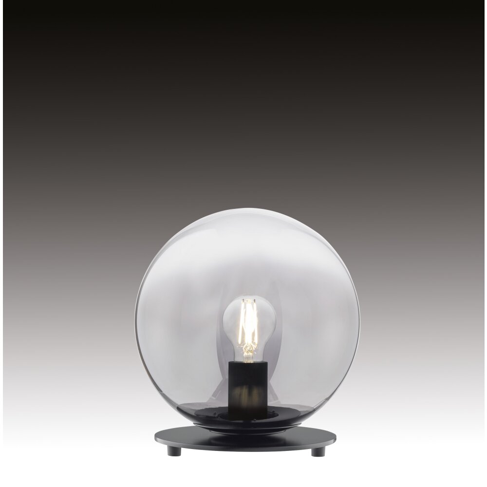 Lampe de table SCHÖNER WOHNEN-Kollektion MIRROR Noir, 1 lumière main product photo