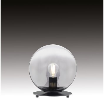 Lampe de table SCHÖNER WOHNEN-Kollektion MIRROR Noir, 1 lumière