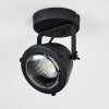 Plafonnier Glostrup LED Noir, 1 lumière