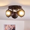 Plafonnier Glostrup LED Noir, 3 lumières