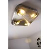 Plafonnier Granada LED Nickel mat, 4 lumières